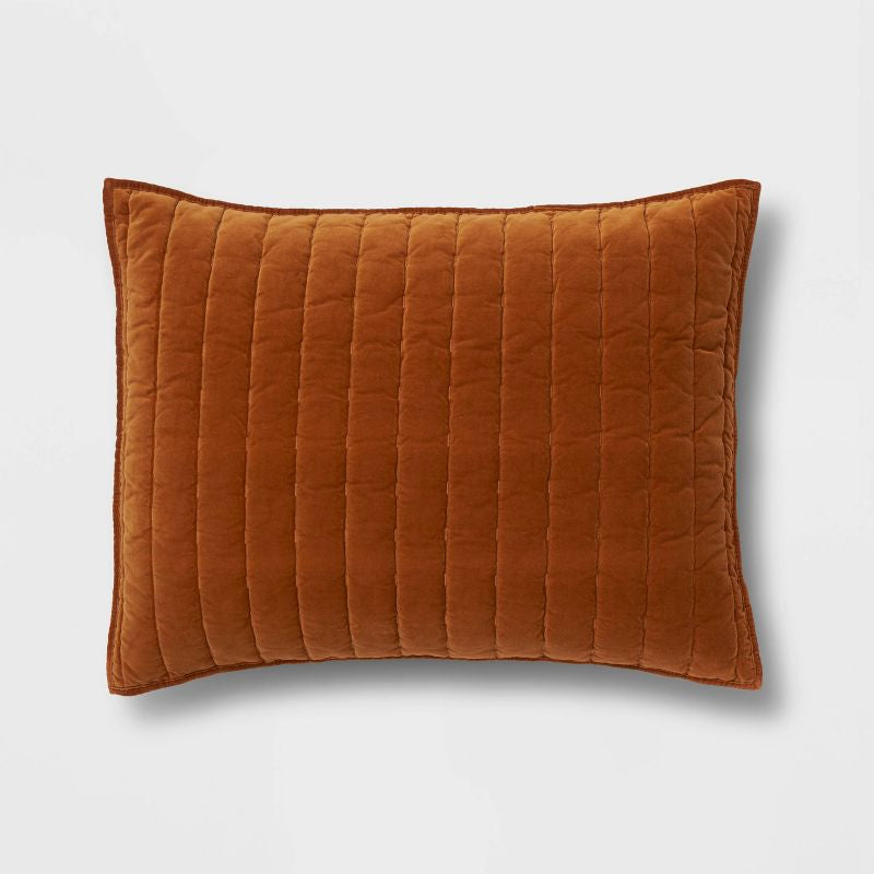Sobrefundas Channel Stitch Velvet Quilt Sham - Threshold™