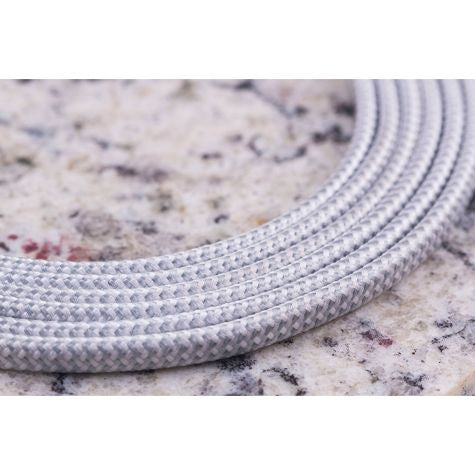 Cable de extensión polarizado Cordinate 8' 3 Outlet Gris/Blanco