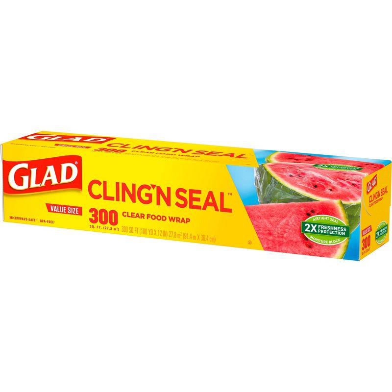 Glad Cling Wrap - 300 pies cuadrados