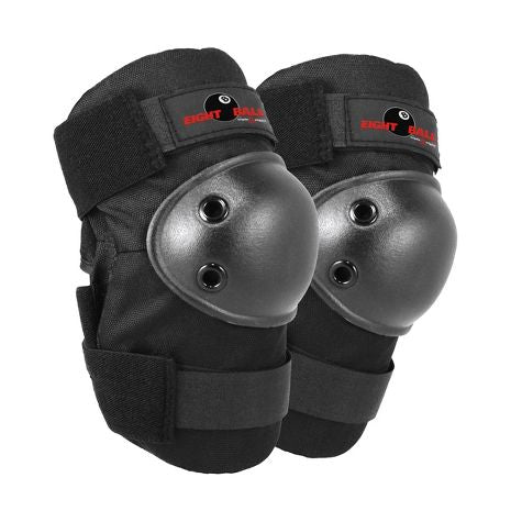Juego de Rodilleras y muñequeras Eight Ball' 14+ para niños 3pk - Negro