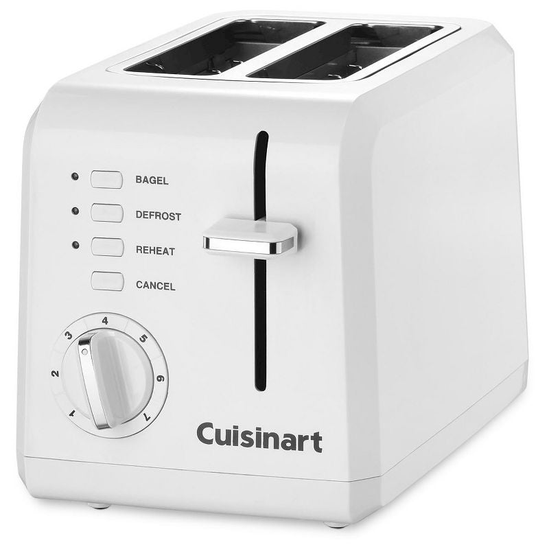 Tostadora Cuisinart de 2 rebanadas - Blanca - CPT-122