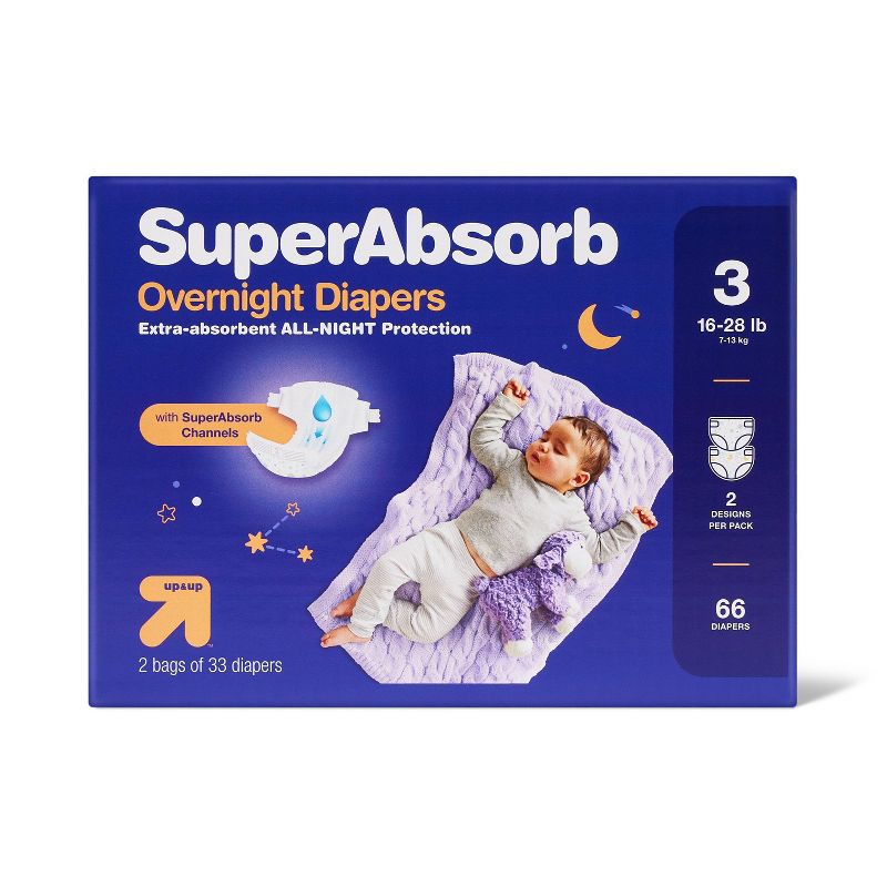 Paquete de pañales desechables para la noche - Up&up™