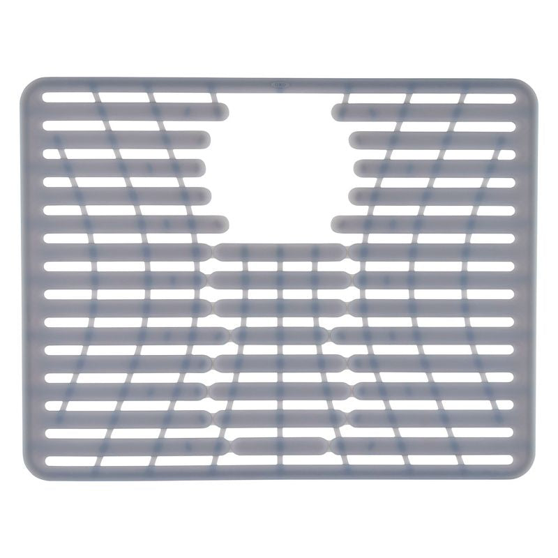 OXO Alfombrilla de fregadero de silicona gris