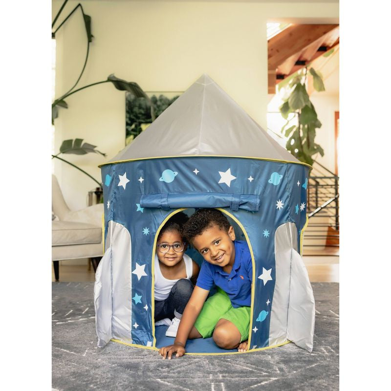 Tienda de juegos para niños con nave espacial Chuckle & Roar