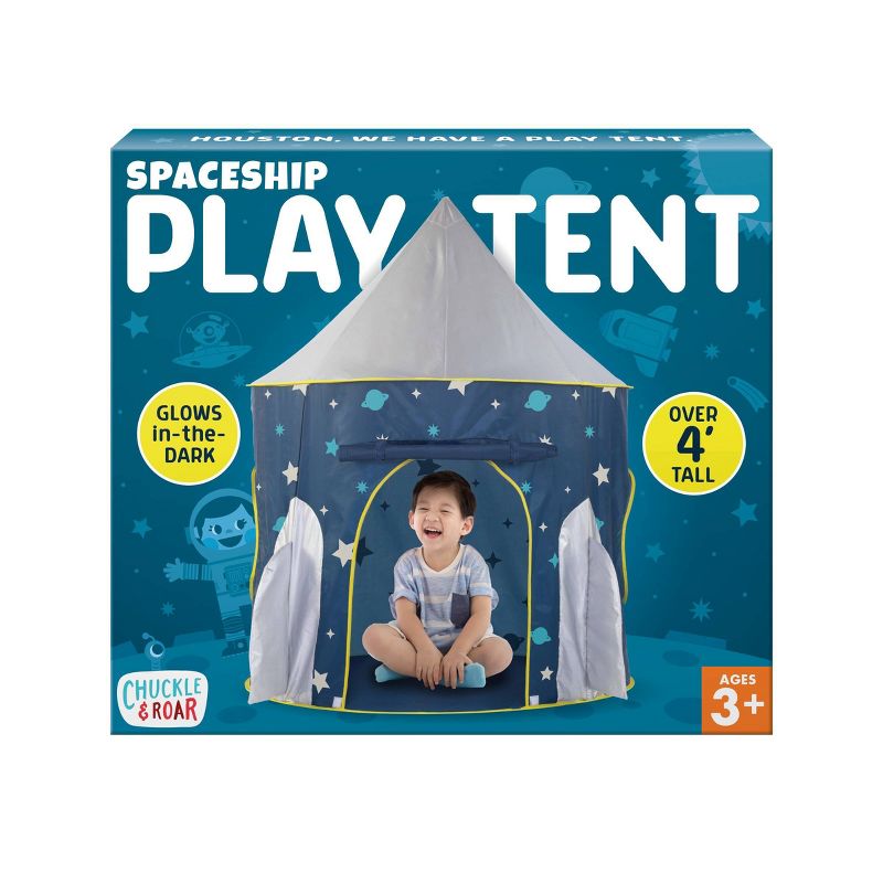 Tienda de juegos para niños con nave espacial Chuckle & Roar