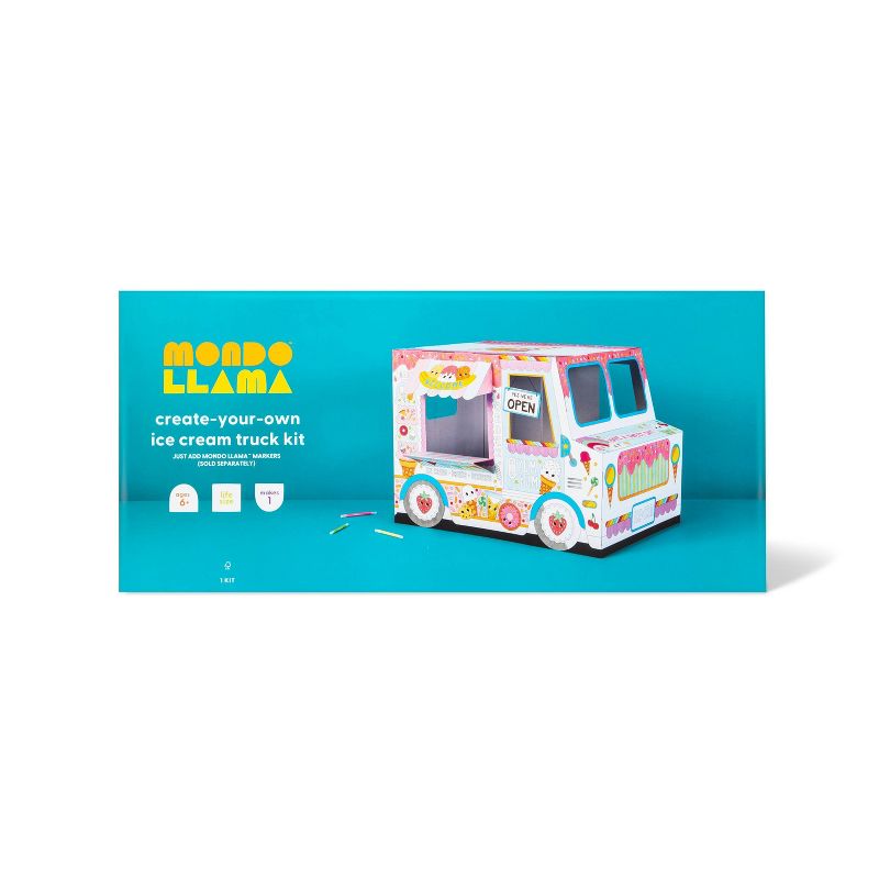 Crea tu propio kit de arte de bricolaje para camión de helados -Mondo Llama™