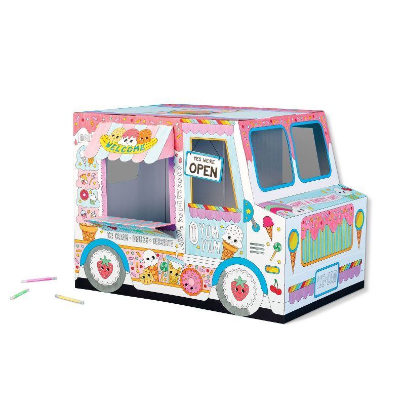 Crea tu propio kit de arte de bricolaje para camión de helados -Mondo Llama™