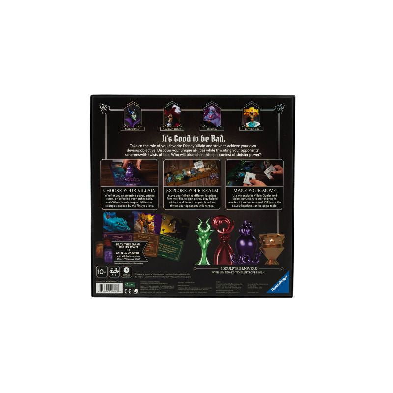 Ravensburger Disney Villainous: Introducción al juego de mesa Evil Disney 100 Edition
