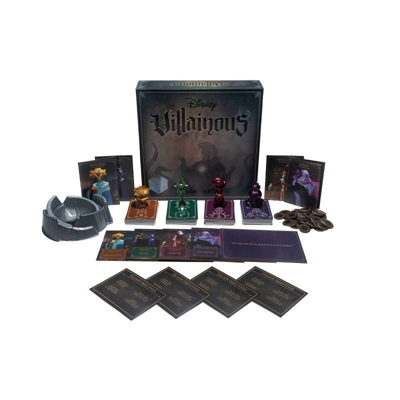 Ravensburger Disney Villainous: Introducción al juego de mesa Evil Disney 100 Edition