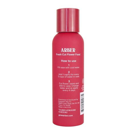 Fertilizante alimentario para plantas de flores cortadas orgánicas Arber de 4 oz
