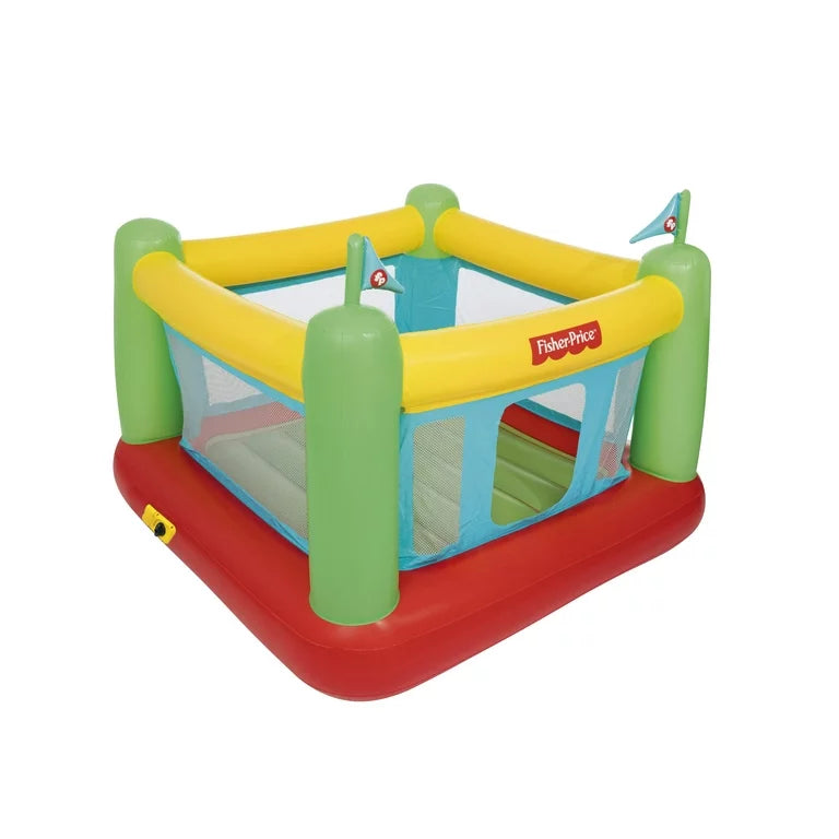 Fisher Price 69'' x 68'' x 53'' Bouncesational Indoor Bouncer con bomba incorporada