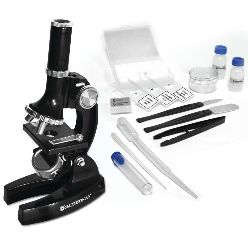 Kit de microscopio Smithsonian 150X, 450X, 900X