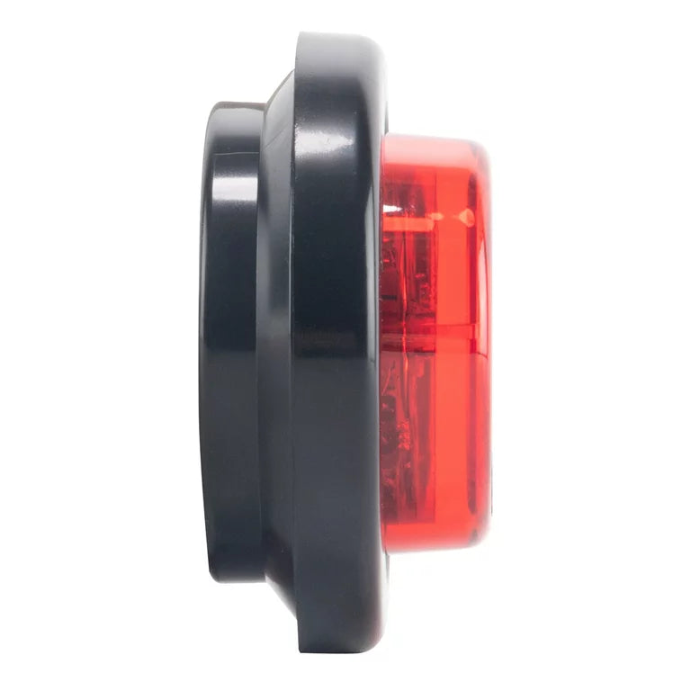 Hopkins Towing Solutions 2 pulgadas de espacio libre LED redondo y luz de marcador lateral, rojo