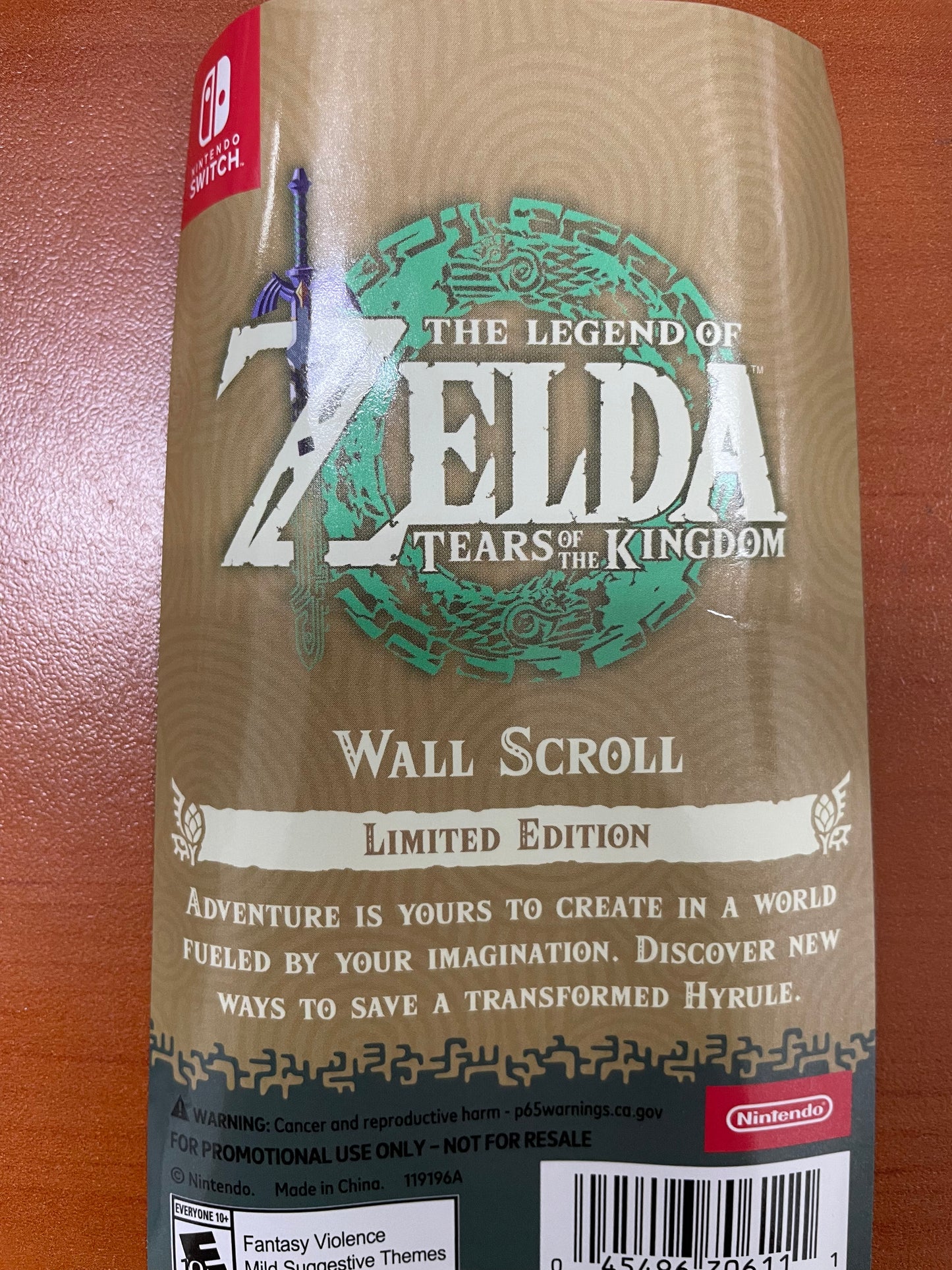 Banner decorativo Zelda edición limitada