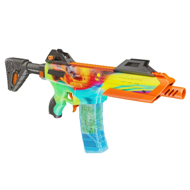 Juguete al aire libre Hydro Strike Pulsar Pro Battery Gel Bead Blaster con 5000 cuentas de agua compatibles con el universal