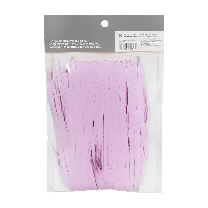 Rainbow Confetti Fringe Backdrop Lavender - Spritz™