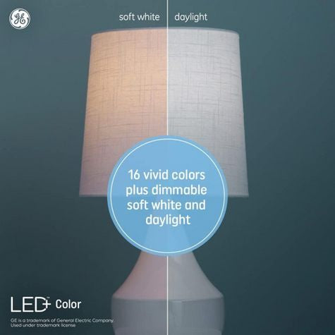 Bombillas LED decorativas que cambian el color con control remoto GE 2pk