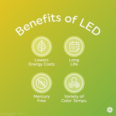 Bombillas LED decorativas que cambian el color con control remoto GE 2pk