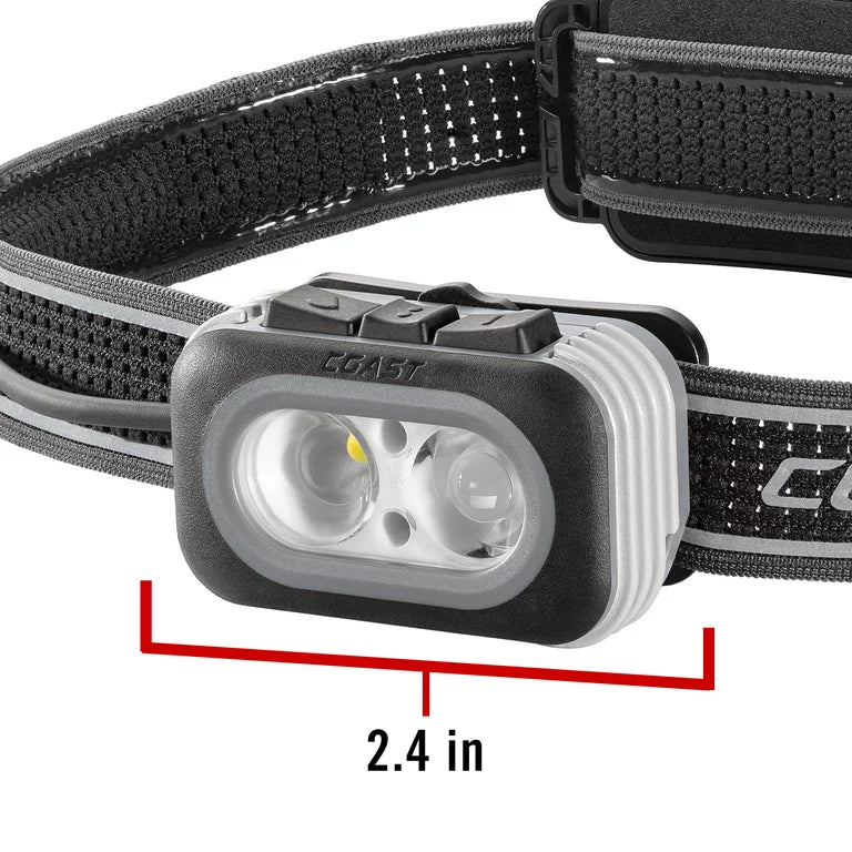 COAST RL27R Recargable más carga trasera Faro LED tricolor de 1000 lúmenes, 4,9 oz.