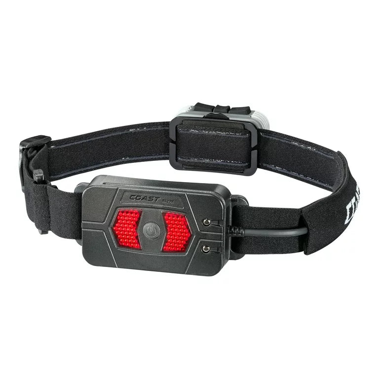 COAST RL27R Recargable más carga trasera Faro LED tricolor de 1000 lúmenes, 4,9 oz.