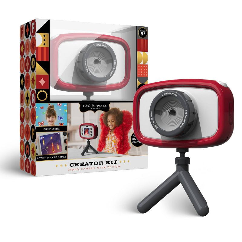 Cámara de vídeo FAO Schwarz Creator Kit con trípode