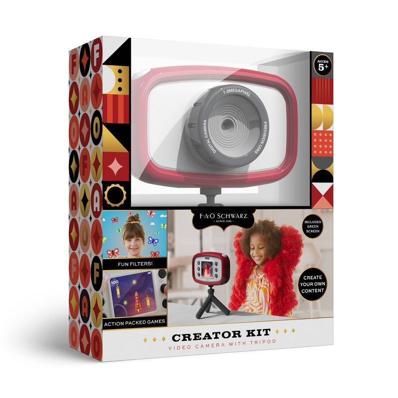 Cámara de vídeo FAO Schwarz Creator Kit con trípode