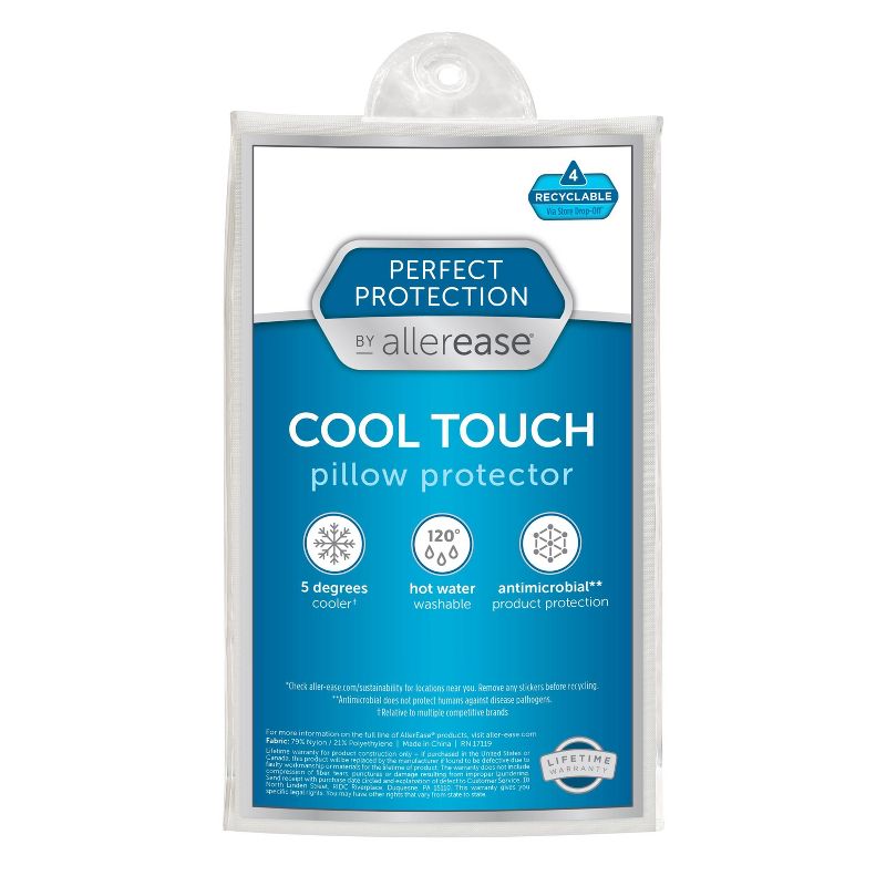 Protección perfecta Protector de almohada Cool Touch - Allerease- Queen size