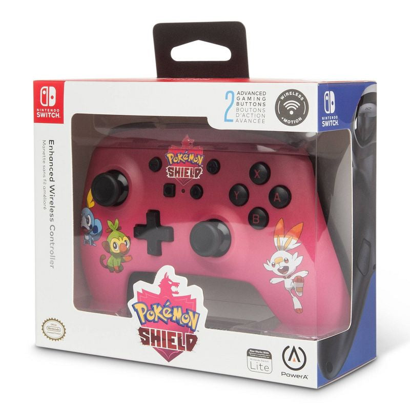 Controlador inalámbrico mejorado PowerA para Nintendo Switch - Pokemon Shield