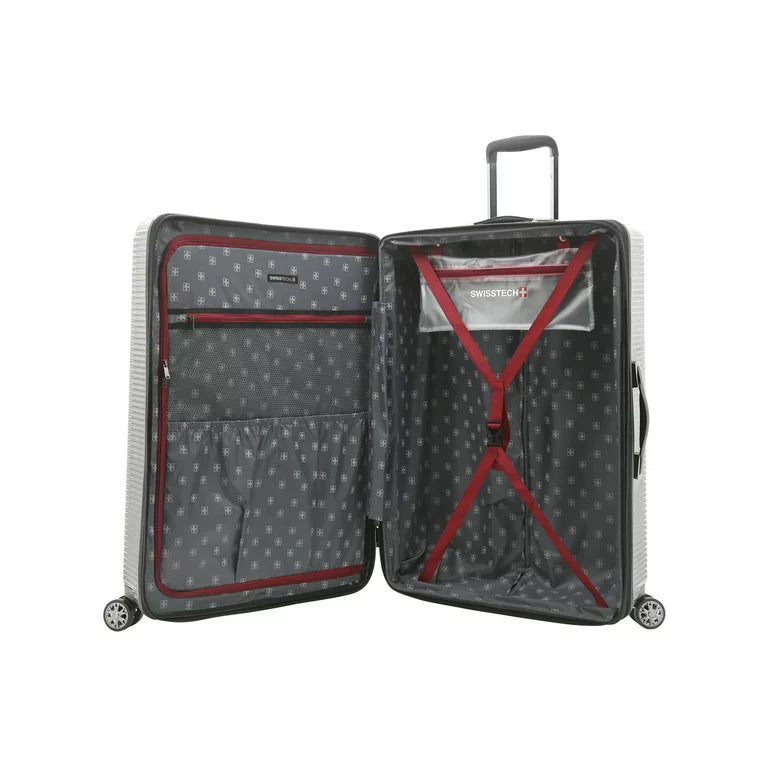 Maleta - Equipaje facturado Swisstech Excursion 25" Expandable Hardside Rolling Spinner - Carbón