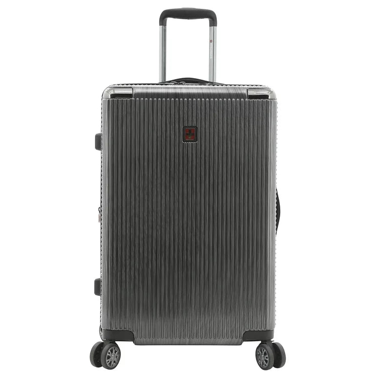 Maleta - Equipaje facturado Swisstech Excursion 25" Expandable Hardside Rolling Spinner - Carbón
