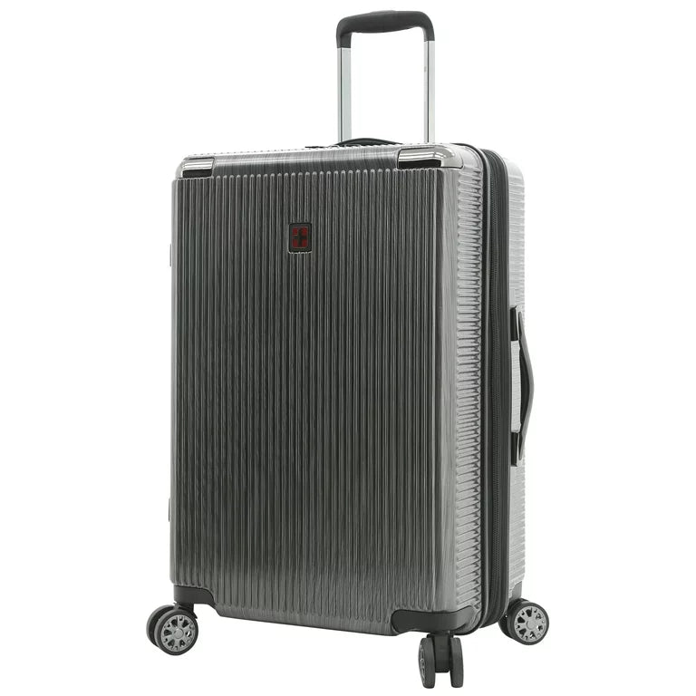 Maleta - Equipaje facturado Swisstech Excursion 25" Expandable Hardside Rolling Spinner - Carbón
