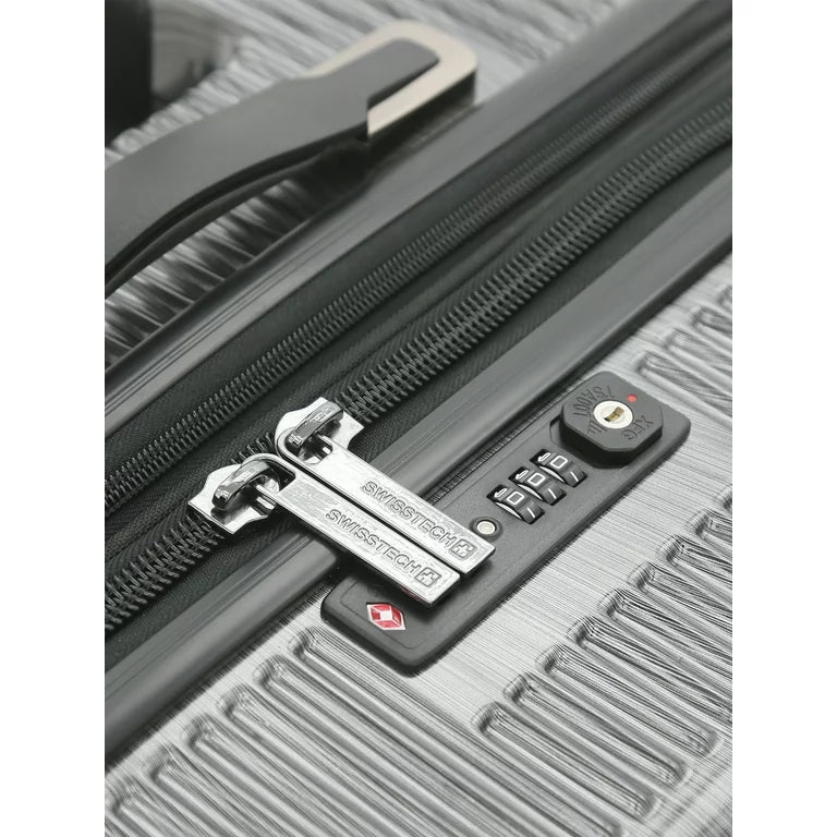 Maleta - Equipaje facturado Swisstech Excursion 25" Expandable Hardside Rolling Spinner - Carbón