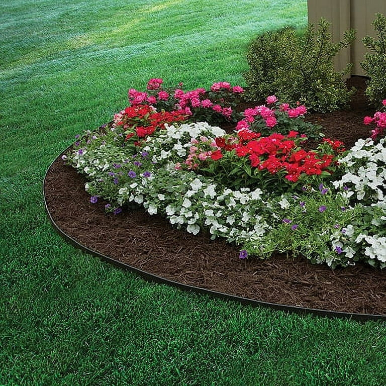 Kit de proyecto de bordes de paisaje EasyFlex No-Dig, 30pies, negro. Set completo