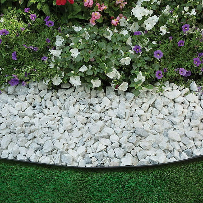 Kit de proyecto de bordes de paisaje EasyFlex No-Dig, 30pies, negro. Set completo