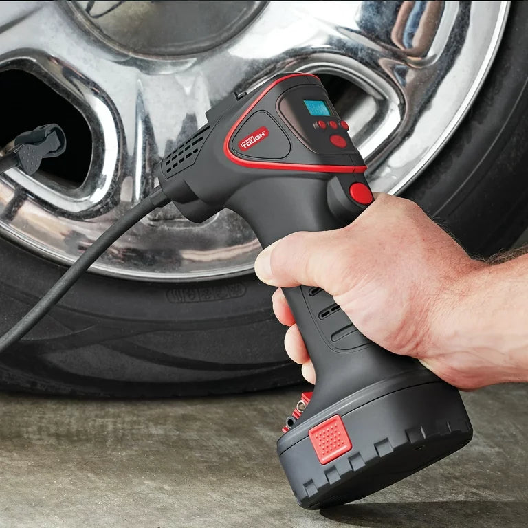 Inflador digital de neumáticos de mano Hyper Tough DC 12V