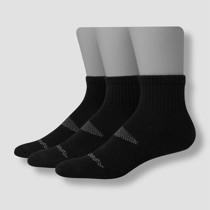 Calcetines de tobillo Hanes Premium Performance Power Cool para hombre 3pk talla 6-12