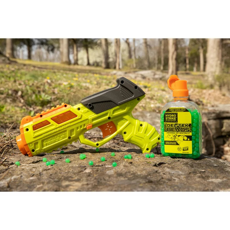 Hydro Strike Nebula Pro Manual Gel Blaster con 1000 cuentas de agua.