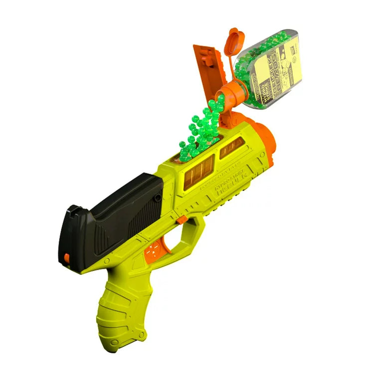 Hydro Strike Nebula Pro Manual Gel Blaster con 1000 cuentas de agua.