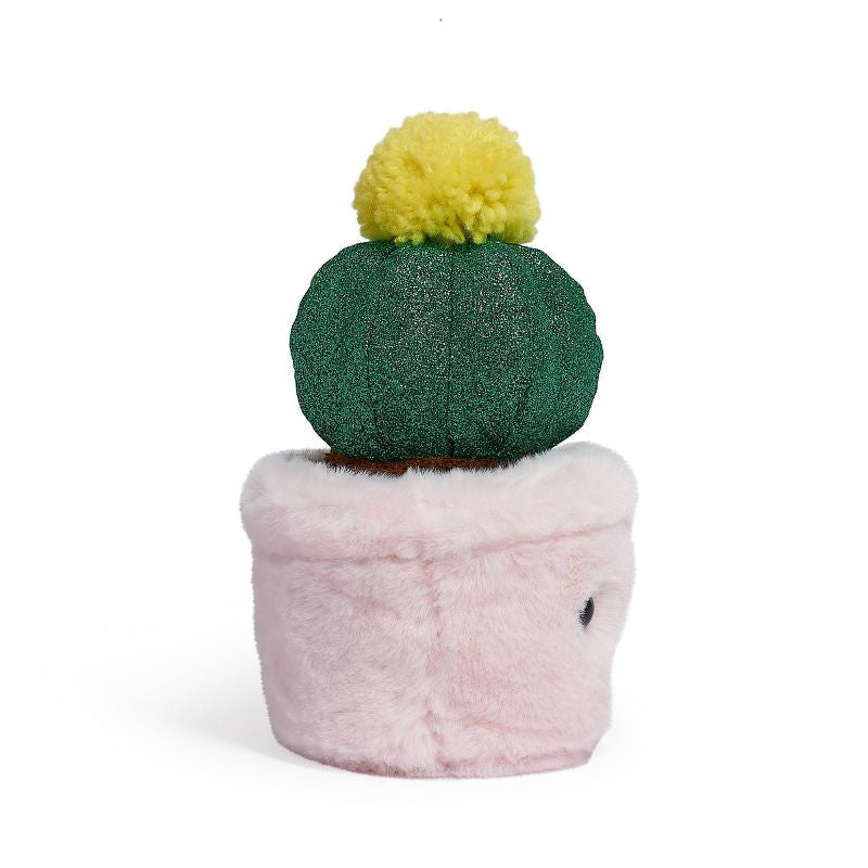 FAO Schwarz 7" Sparklers Plant Golden Ball Cactus Toy Plush