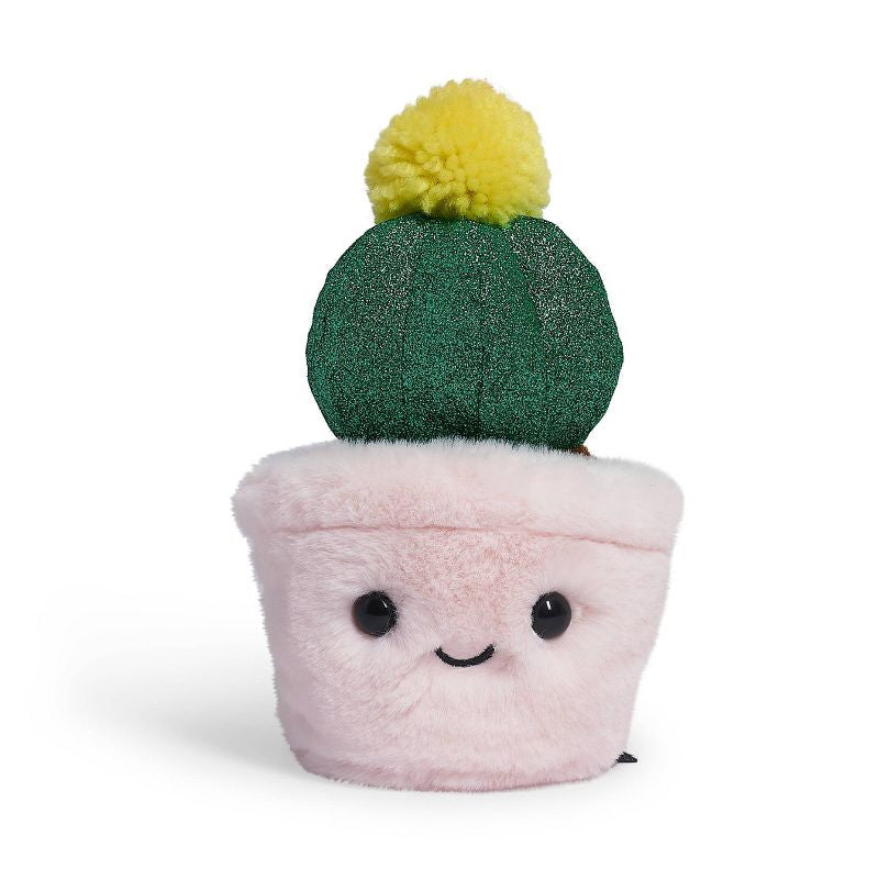 FAO Schwarz 7" Sparklers Plant Golden Ball Cactus Toy Plush
