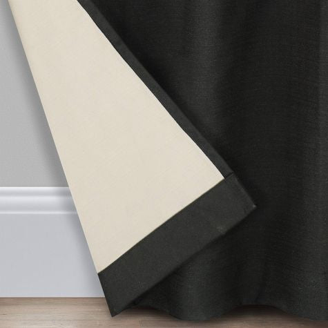 Panel de cortina de ventana Blackout Braxton Thermaback de 1 pieza - Eclipse