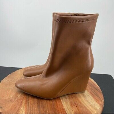 Botas de Cuña Elastizadas de Vestir - A New Day - cafe -talla 6