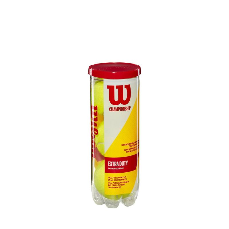 Pelotas de tenis del Campeonato Wilson - Paquete de 3 bolas