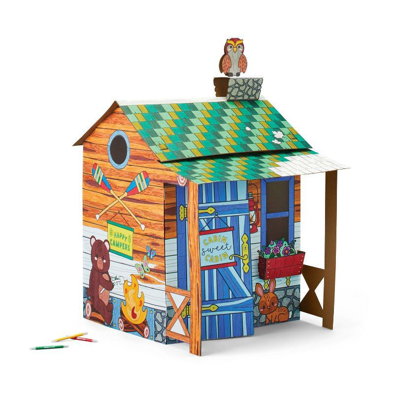 Kit de manualidades de cabina / casa de color - Mondo Llama