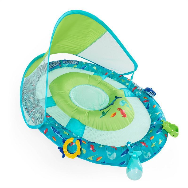 Flotador de primavera Swimways Sun Canopy con válvula Hyper-Flate - Splash N Play