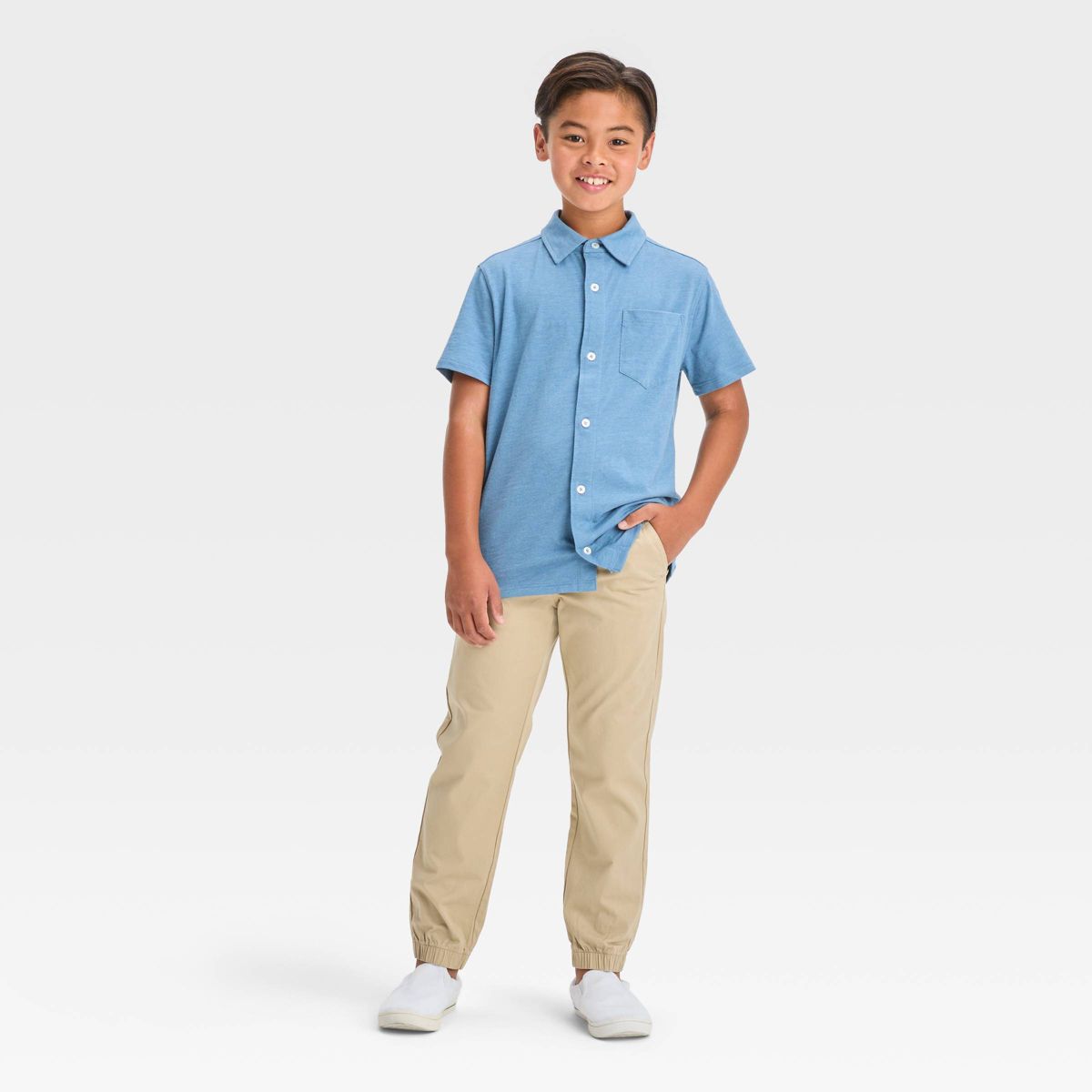 Pantalones deportivos elásticos de tejido elástico para niño ( Jogger) - Cat & Jack™- talla 6