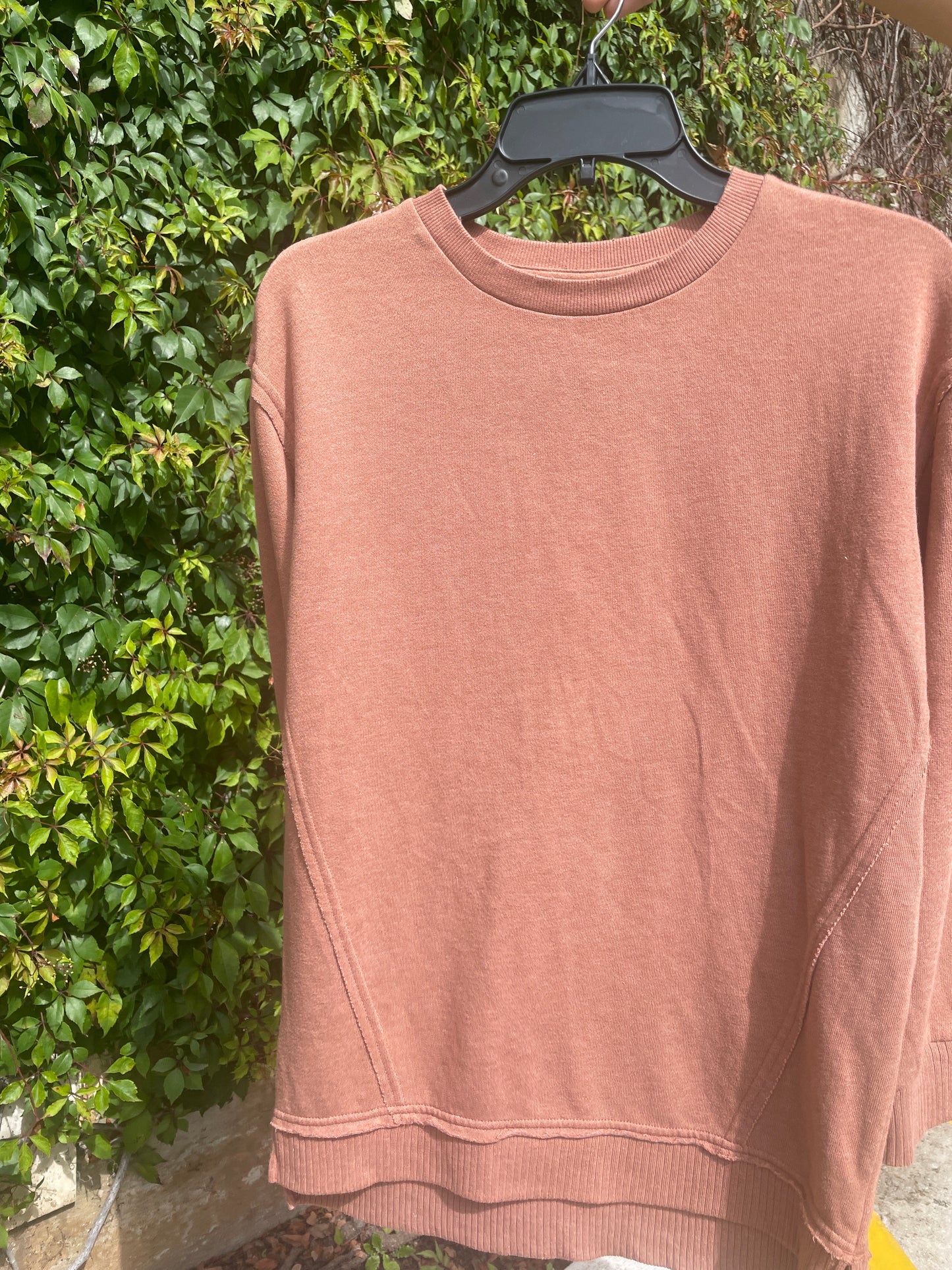 Sudadero café- art Class - talla L (10/12)