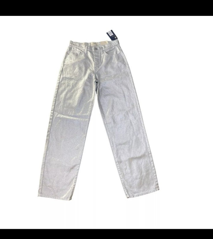 Pantalón plateado- universal Thread- 90’s baggy - talla 00/R