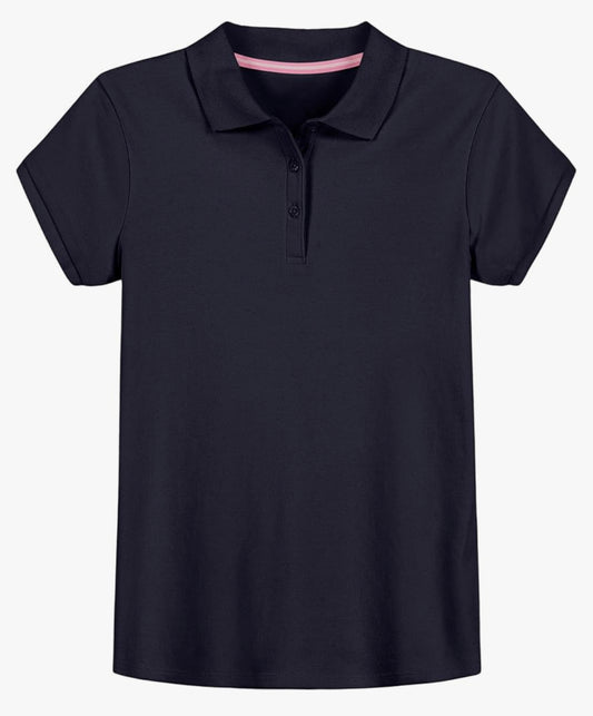Blusa tipo polo manga corta - IZOD - talla L (14.5/16.5) azul
