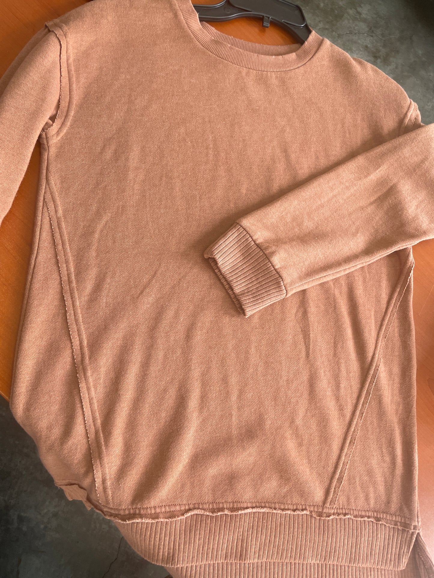 Sudadero café- art Class - talla L (10/12)